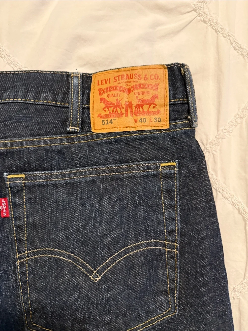 Levi’s 514 Men's Straight-Leg Jeans in Dark Navy